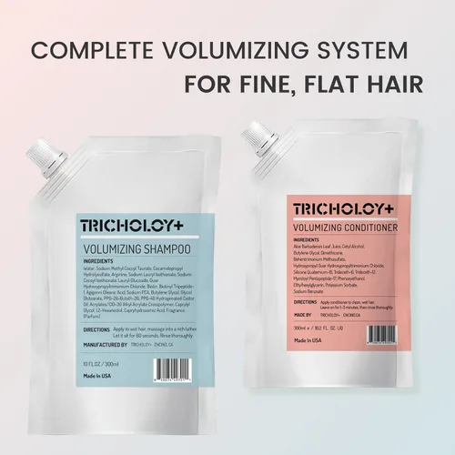 Miniatura 9 de Champú voluminizador y espesante para cabello fino y fino, fórmula de biotina Root Lift añade cuerpo instantáneo, plenitud y brillo, sin sulfato, 10
