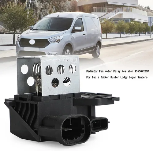 Miniatura 5 de Topteng Resistencia de relé del motor del ventilador del radiador de coche 255509263R se adapta a DACIA DOKKER 2012+, LODGY 2012+, SANDERO 2012+