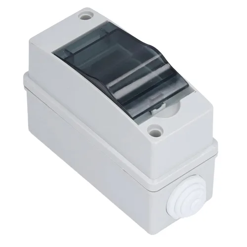 Miniatura 8 de Caja de protección de distribución de 8 vías, IP65 2 riel DIN impermeable, transparente, caja de conexiones de distribución para disyuntor de pared