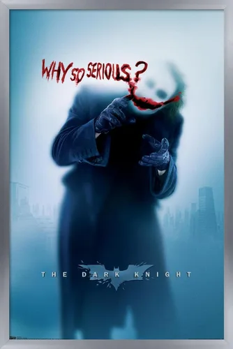 Miniatura 15 de Trends International DC Comics - Póster de pared de The Dark Knight - The Joker - Why So Serious, 14.725 x 22.375 pulgadas, versión enmarcada