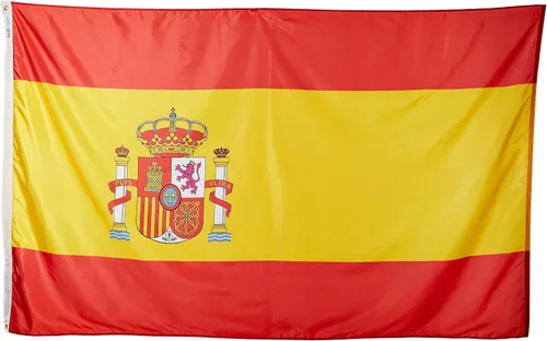 Miniatura 6 de Annin Flagmakers Bandera de España fabricada en Estados Unidos según las especificaciones oficiales de diseño de las Naciones Unidas, 2 x 3 pies