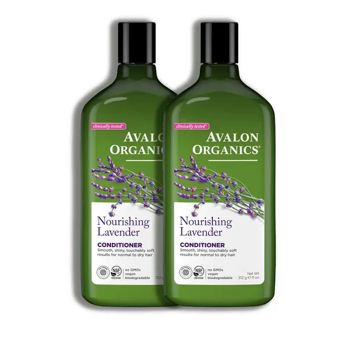 Miniatura 4 de Avalon Organics Acondicionador nutritivo de lavanda, botella de 11 onzas (paquete de 2)