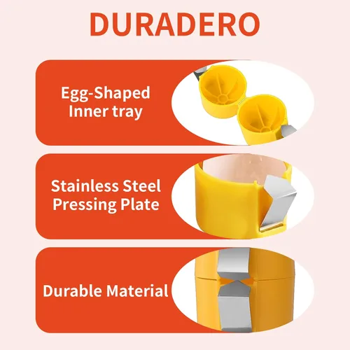 Miniatura 3 de Abridor de cáscaras de huevo, herramienta para huevos crudos, pelador de huevos para huevos duros, cortador separador de cáscara de huevo