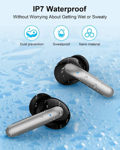 Miniatura 6 de Auriculares inalámbricos Samsung para Samsung Galaxy A17 A16 S26 Ultra S26+ S25, auriculares intrauditivos Bluetooth para iPhone17 Pro Max