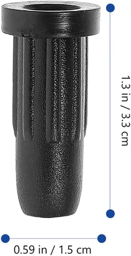 Miniatura 3 de MAGICLULU Tapón de rueda para silla, 25 unidades, tapas protectoras universales de plástico para sillas rodantes para muebles de oficina, protección