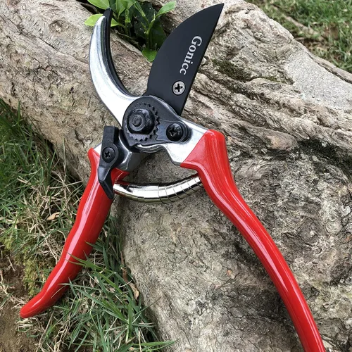 Miniatura 6 de Tijeras podadoras profesionales con filo profesional Gonicc de 8 pulgadas (GPPS-1002), tijeras podadoras para árbol, cortadora de mano, tijeras