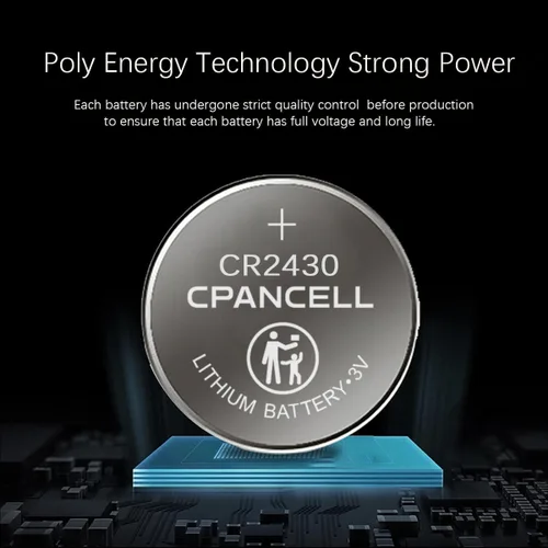 Miniatura 4 de CPANCELL Baterías de litio CR2430 3V Batería de alta capacidad (5 unidades)