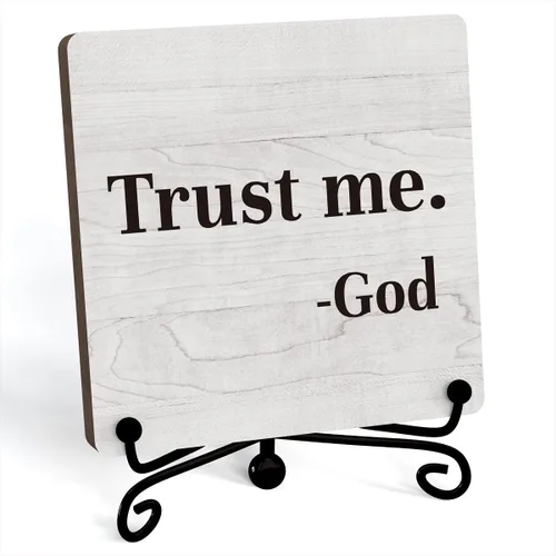 Miniatura 14 de Decoración Inspiradora Cristiana para Escritorio, Letrero "Dios Todavía Está Escribiendo Tu Historia", Decoración de Escritorio para Oficina, Hogar