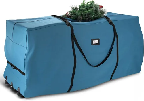 Miniatura 17 de Hearth & Harbor - Bolsa de almacenamiento para árbol de Navidad - Bolsa para árbol de Navidad artificial con asas reforzadas, cremallera doble