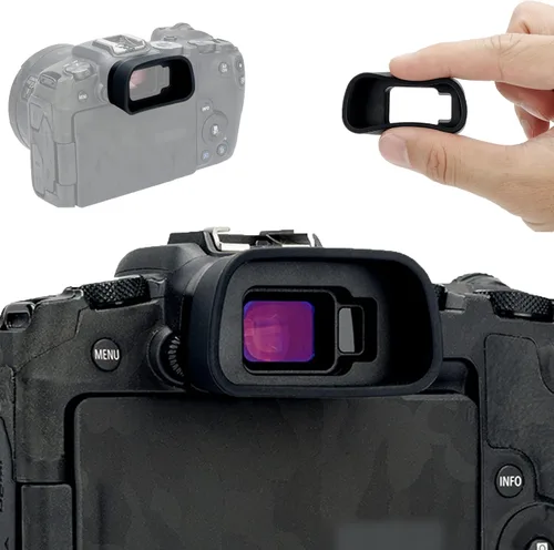 Miniatura 13 de Kiorafoto - Visor ocular de silicona suave extendido, especialmente diseñado para la cámara sin espejo Canon EOS R10