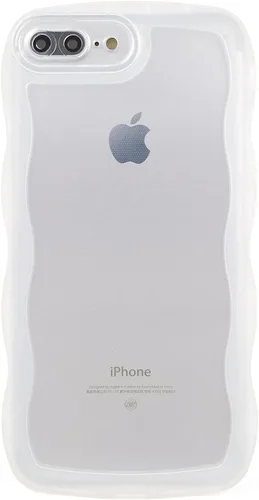 Miniatura 57 de SKYLMW Compatible con iPhone 6s Plus/6 Plus Case de 5.5", Linda Kawaii Marco Ondulado Rizado Forma de Marco Funda de Silicona Suave Resistente a