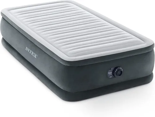 Miniatura 14 de Intex Colchón de aire tamaño individual, 45,7 cm de altura, bomba incorporada, Dura-Beam Deluxe Comfort-Plush - Cama hinchable portátil