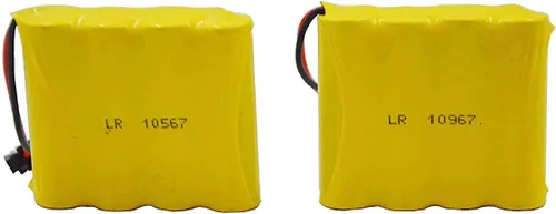 Miniatura 3 de Blomiky Paquete de 2 baterías AA Ni-Cd de 4.8 V 700 mAh, adecuadas para SY-E511 RC Excavadora C181 C182 C185 4WD Off Road Rock Crawler RC Vehicle