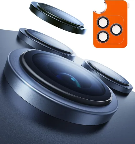 TORRAS 3 años de durabilidad definitiva para iPhone 17 Pro Max/17 Pro Protector de lente de cámara - Ajuste invisible 1:1 y ultra claridad, vidrio
