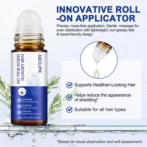 Miniatura 6 de Suero para el crecimiento del cabello, aceite de romero para el crecimiento del cabello, ayuda al crecimiento del cabello para hombres y mujeres