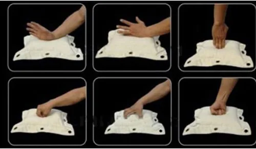 Miniatura 5 de Wing Chun Kung Fu Bolsa de pared de lona de cuero Kick Boxing Striking Punch Bag Artes marciales Equipo de entrenamiento de boxeo Beige