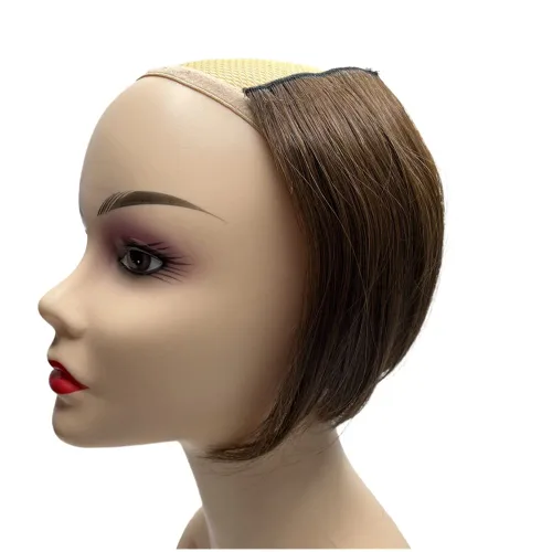 Miniatura 10 de 2 piezas de cabello 100% humano de 4 pulgadas, extensiones de cabello corto y grueso que añaden volumen extra para cabello fino, mujeres y hombres