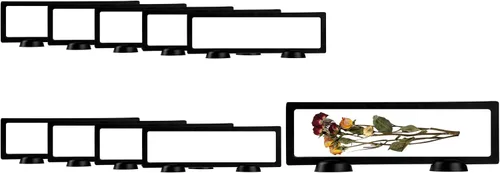 Miniatura 28 de Restaurantware Display Tek - Vitrinas flotantes de 2.8 x 2.8 pulgadas, 10 carcasas de exhibición de marco, se venden por separado, vitrinas