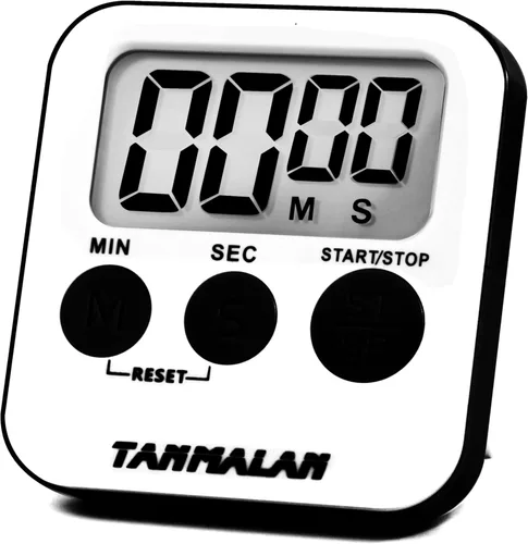Miniatura 2 de Tanmalan Temporizador de Cocina para Cocina Alarma Fuerte, Pantalla Grande, Alarma Fuerte de Memoria Automática, Pantalla Grande, Botón Grande
