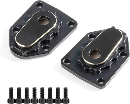 Miniatura 11 de UTB18 Carcasa de eje de peso de contador de latón Revestimiento negro para Axial RC Crawler 1/18 UTB18 Capra Unlimited Trail Buggy RTR Pieza de E