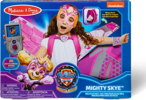 Miniatura 6 de Melissa & Doug PAW Patrol™ The Mighty Movie Mighty Skye Paquete de rol con alas para niños pequeños y niños mayores de 3 años