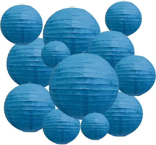 Miniatura 26 de 20 linternas de papel negras para fiestas, 6, 8, 10, 12 pulgadas, chinas, asiáticas, colgantes, redondas, para cumpleaños, bodas, Halloween
