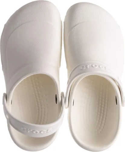 Miniatura 4 de Crocs Zuecos unisex Bistro (9 B (M) de EE. UU. para mujer/7 D (M) de hombre de EE. UU., blanco)