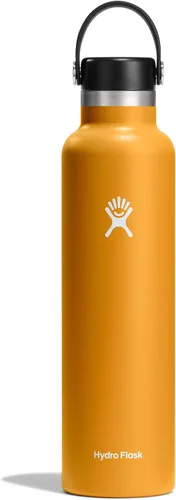 Miniatura 15 de Hydro Flask Botella de agua de acero inoxidable aislado, antiderrames, a prueba de fugas en gris abedul de 21 onzas