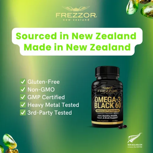 Miniatura 6 de FREZZOR Aceite de mejillón con labios negros y verdes Omega 3, 53 veces mayor potencia para una comodidad y movilidad superiores