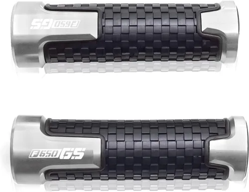 Miniatura 11 de Para BMW F650GS 2000-2007 2001 2002 2003 2004 2005 2006 F650 F 650 GS motocicleta 7/8 pulgadas 0.866 in mango manillar agarres (color : negro)