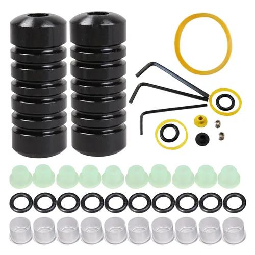 Miniatura 4 de Kit de tatuaje completo: 2 piezas de bobina máquina de tatuaje, pistolas de tatuaje, tintas de color inmortal, fuente de alimentación, agujas