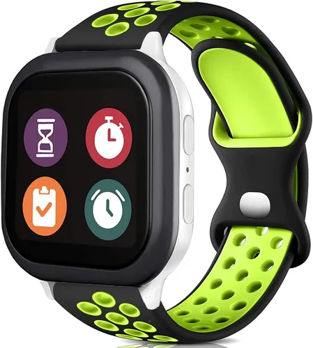Miniatura 8 de Correa deportiva de silicona compatible con Gizmo Watch 3 Adventure 3 2 1/Gabb Watch 3e 3 2 1/syncup/Cosmo JrTrack Watch Band, 0.78 pulgadas suave