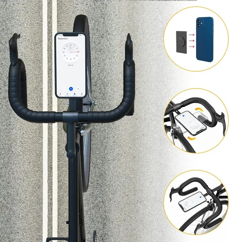 Miniatura 6 de Soporte para computadora de bicicleta, soporte frontal para bicicleta para manillar de bicicleta integrado, compatible con bicicletas de carretera