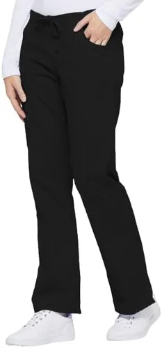 Miniatura 7 de Dickies - Pantalón cargo de tiro medio para mujer, con cordón, ropa quirúrgica