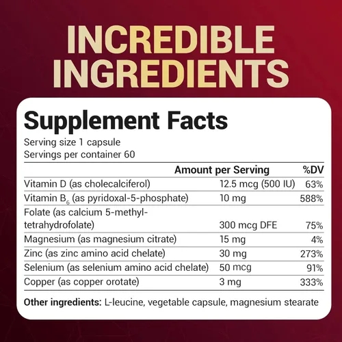 Miniatura 7 de Dr. Berg Zinc 30mg mejorado con magnesio, vitamina D3, selenio y cobre – Suplementos de zinc para hombres y mujeres – Zinc quelado para apoyo