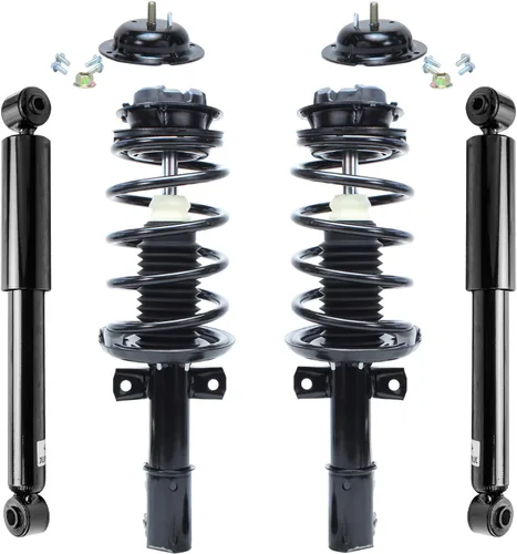 Miniatura 43 de Detroit Axle - Amortiguadores de puntales para Nissan Sentra 2007-2012 [Base S SL SR] Puntales delanteros completos con amortiguadores traseros
