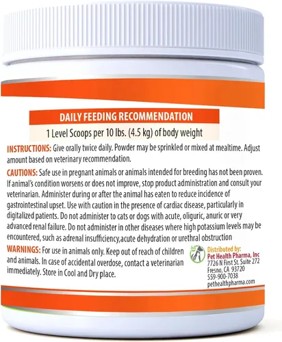 Miniatura 6 de RenaCare K es para Renal K (gluconato de potasio) Suplemento en polvo de potasio para perros y gatos, (4 onzas) con sabor a hígado de pollo
