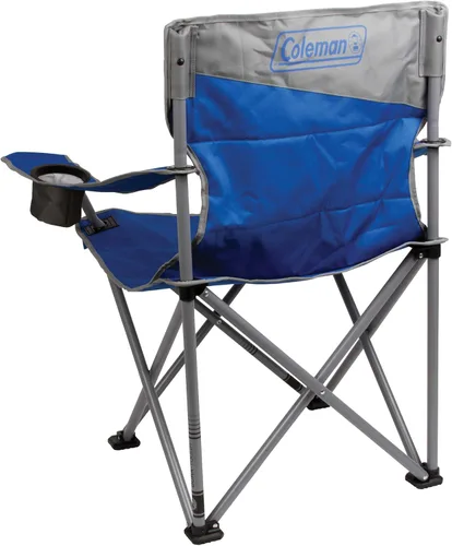Miniatura 2 de Coleman Big-N-Tall Camping Chair with Cup Holder & Side Pocket, Water-Resistant XL Outdoor Seat Supports up to 600 lbs, Great for Camping, Azul