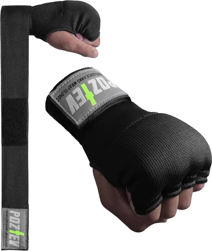 Miniatura 9 de Vendas de mano de boxeo para hombres y mujeres - Vendas rápidas de boxeo, guantes internos, vendas de mano para kickboxing, soporte para nudillos