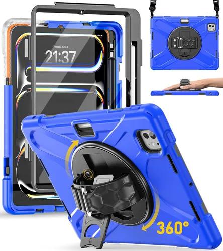 Miniatura 14 de BRAECN Funda para iPad Air de 11 pulgadas 2026 (M4) 2025 (M3) 2024 (M2), iPad Pro de 11 pulgadas (4ª/3ª/2ª/1ª) y Air 10.9 pulgadas (5ª/4ª) con Rosa