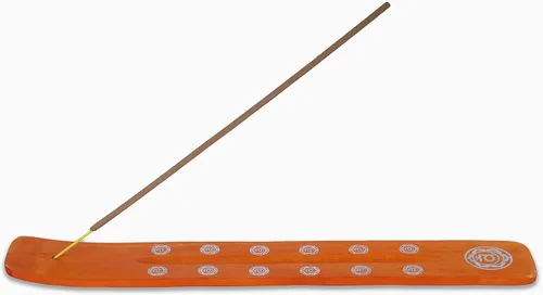 Miniatura 20 de Bless-International Quemador Tradicional Hecho a Mano de Madera Portaincienso Soporte Recogecenizas para Aromaterapia-Meditación-Yoga
