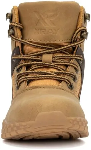 Miniatura 5 de X RAY Footwear Asher Boys Fashion, Classic Combat Faux Leather Ankle-high Boots, Round Toe, Thermoplastic rubber Outsole