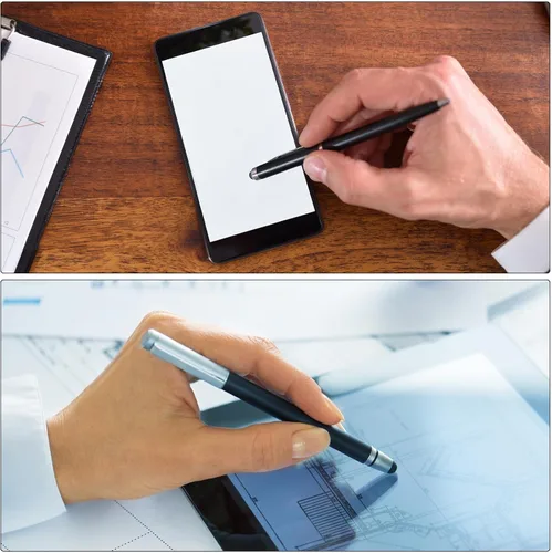 Miniatura 5 de MECCANIXITY 5 lápices capacitivos universales para pantallas táctiles, alta sensibilidad, para teléfono, tableta, todos los dispositivos de pantalla