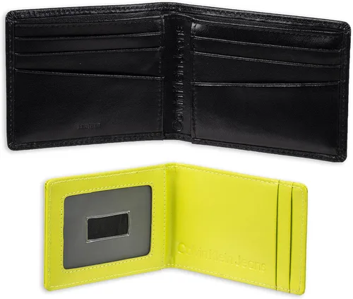 Miniatura 3 de Calvin Klein Cartera plegable minimalista RFID de cuero para hombre