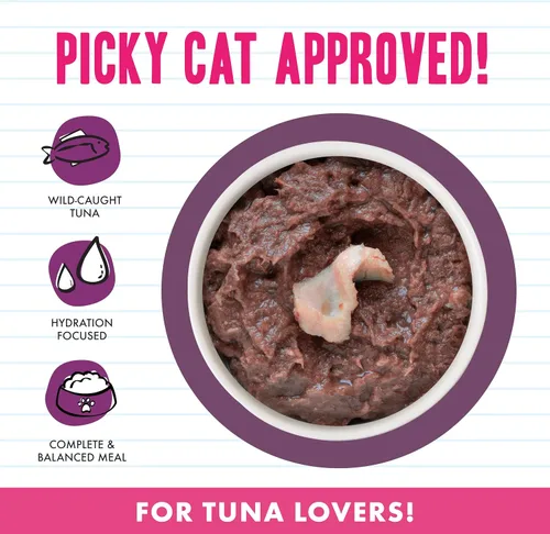 Miniatura 3 de Weruva BFF - Comida húmeda natural picada para gatos, atún y tilapia en pareja en gelatina, lata de 3 oz, paquete de 24