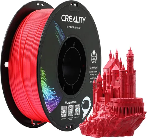 Miniatura 51 de Creality Filamento de madera PLA de 4.4 lbs, filamento de impresora 3D de 0.069 in, textura seda suave, dureza, filamento de impresión de carrete