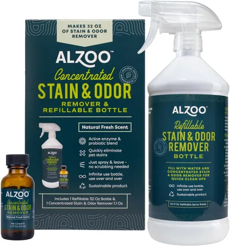 Miniatura 11 de ALZOO Removedor de manchas y olores, levanta y disuelve rápidamente las manchas de mascotas y ayuda a eliminar olores, ingredientes activos 100% a