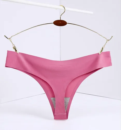 Miniatura 3 de CRISAN Tangas sin costuras para mujer ropa interior de nailon para mujer paquete de 6