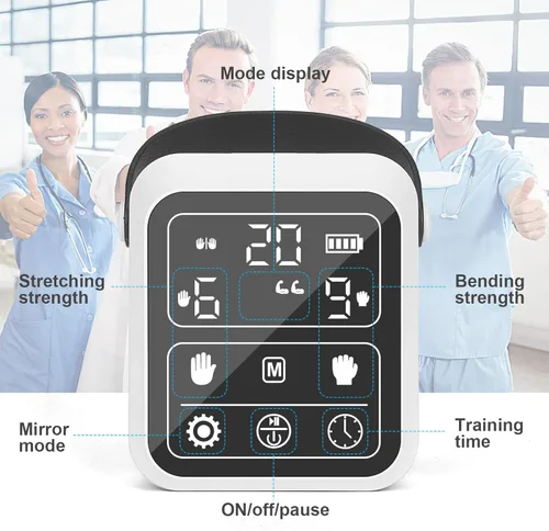 Miniatura 2 de Guantes robot de rehabilitación, disfunción de la mano, dispositivo de entrenamiento de pacientes, hemiplejia cerebral, ejercitador de dedos