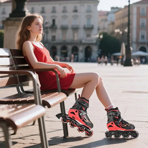 Miniatura 6 de 2PM SPORTS Vinal - Patines en línea ajustables intermitentes para niñas, todas las ruedas se iluminan, divertidos patines iluminadores para niños
